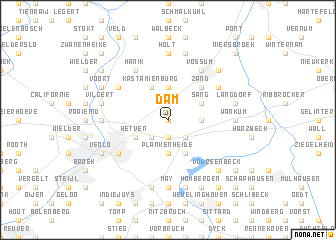 map of Dam