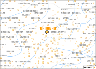 map of Dānābād
