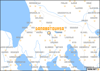 map of Danaba Toumsa