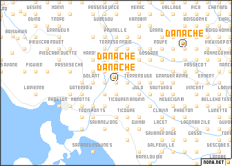 map of Danache