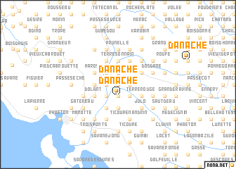 map of Danache