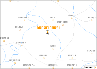 map of Danacıobası