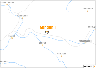 map of Danahou