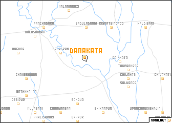 map of Dānākāta