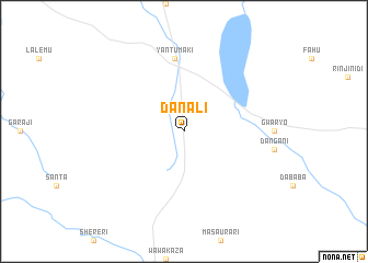 map of Danali
