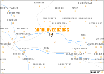 map of Dānālū-ye Bozorg