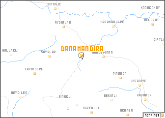 map of Danamandıra