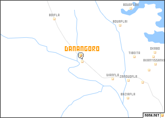 map of Danangoro