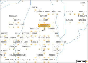 map of Dananu