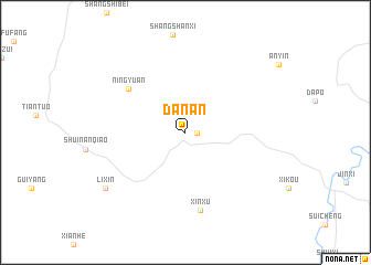 map of Danan