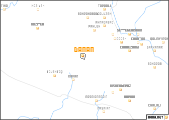 map of Dānān