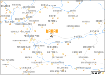 map of Dānān