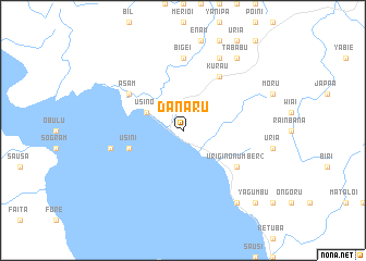 map of Danaru