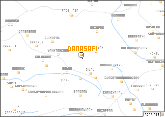map of Dānāsafi