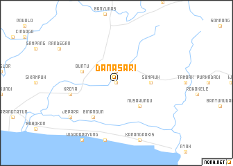 map of Danasari