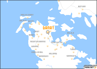 map of Danat