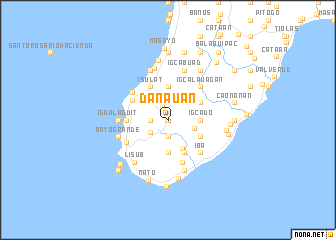 map of Danauan