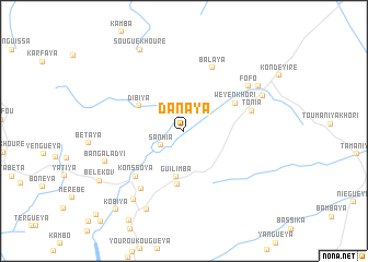 map of Danaya