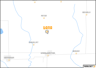 map of Dana