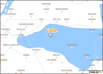 map of Dana