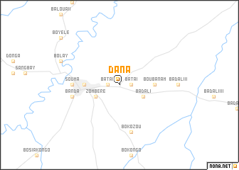 map of Dana