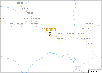 map of Dana