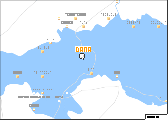 map of Dana