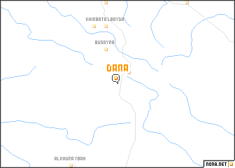 map of Ḑānā