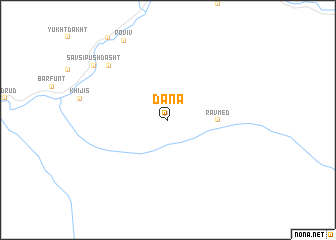 map of Dana