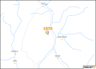 map of Dāna