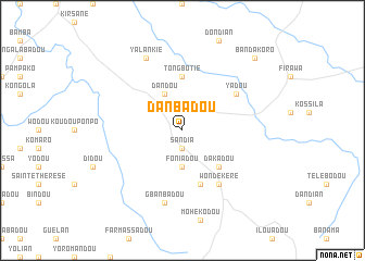 map of Danbadou