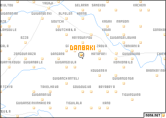 map of Dan Baki