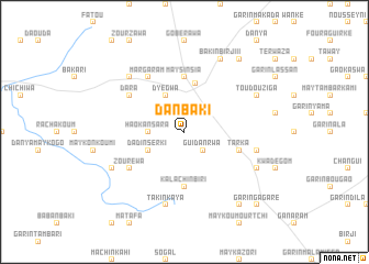 map of Dan Baki