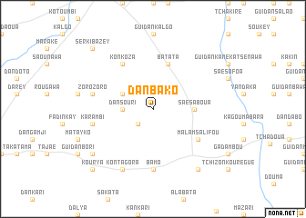 map of Dan Bako