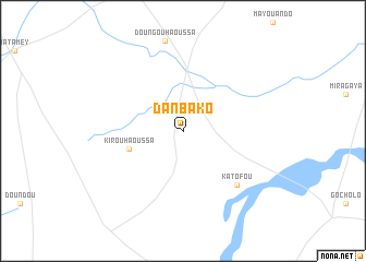 map of Dan Bako