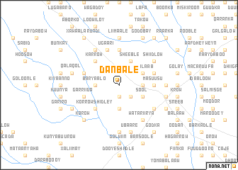 map of Danbale