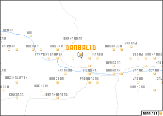 map of Danbalīd