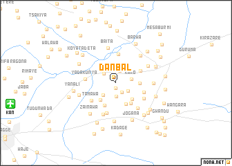 map of Danbal