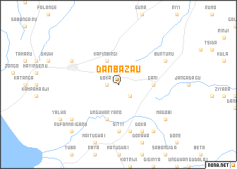 map of Danbazau