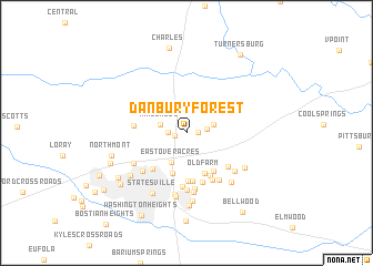 map of Danbury Forest