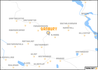 map of Danbury