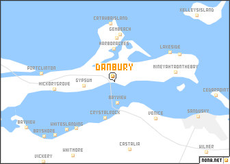 map of Danbury