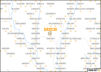 map of Dăncăi