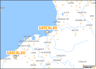 map of Dancalan