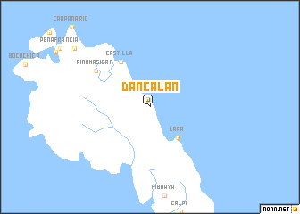 map of Dancalan