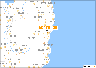 map of Dancalan