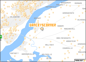 map of Danceys Corner