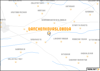 map of Danchenkova Sloboda