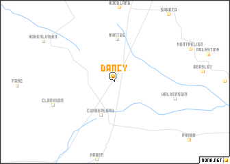 map of Dancy