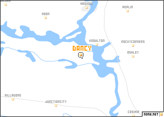 map of Dancy
